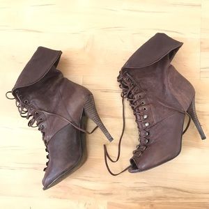 GUESS Lace Up Booties